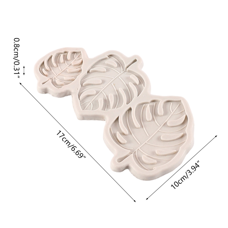 Monstera Leaf Shape Silicone Mold Decorative Pendant Mold Handmade Epoxy Silicone Mold Epoxy Resin Molds Making Crafts
