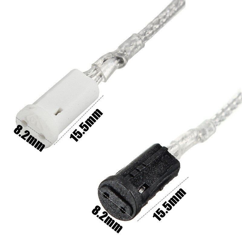 Lampe base lampe kontakt  g4 lys holder kontakt 50/100/200cm keramisk / plast led halogen pære belysning tilbehør pvc 12v