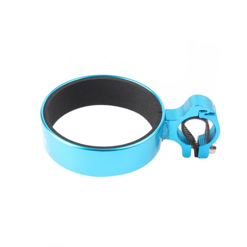 Bicycle Cycling Cup Holder Motorcycle Bicycle Bike Handlebar Mount Coffee Drinks Cup Holder Bracket Aluminum For Handlebar Rack: 04 Blue
