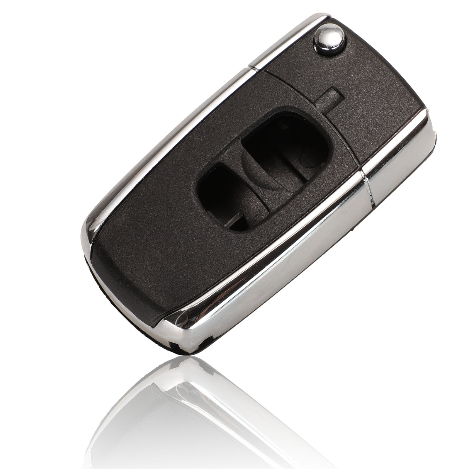 Bilchave 2 Buttons Modified Car Key Shell Cover Fob For Mazda 2 3 6 323 626 Folding Key Case Replacement