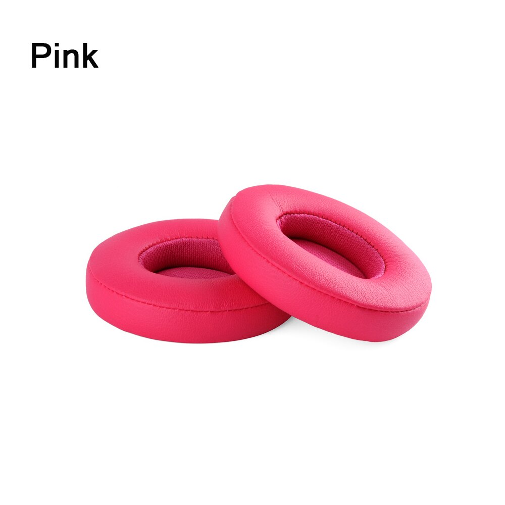 Funda ultrasuave para Beats Solo 2, repuesto de almohadillas para auriculares inalámbricos, funda de repuesto para Beats Solo 3: pink