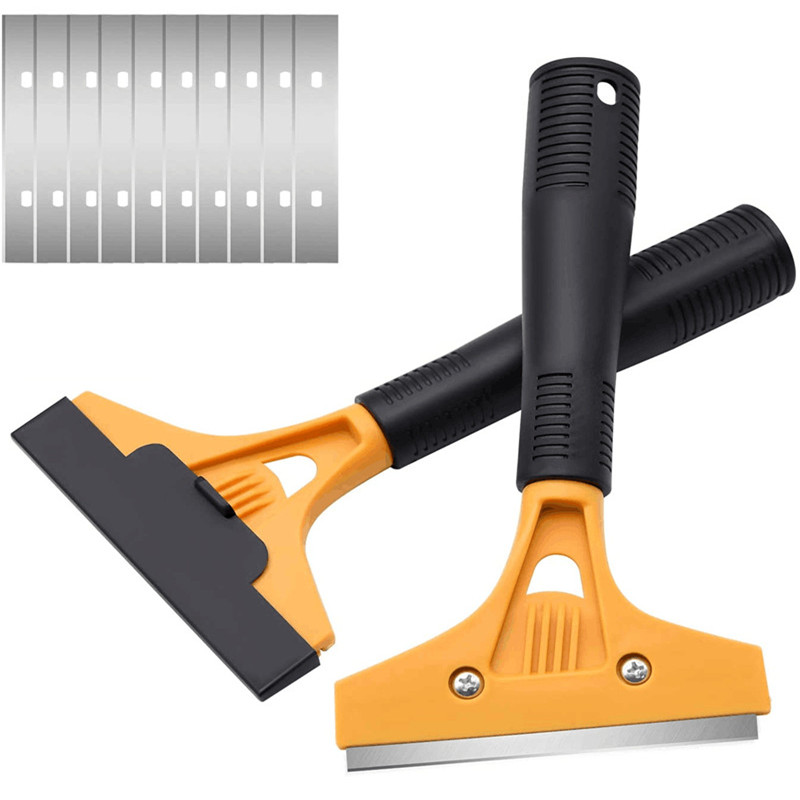 Pala para limpieza de azulejos, cuchillo, raspador de vidrio de mármol portátil duradero para costura de pared y suelo, herramientas manuales de limpieza de cemento