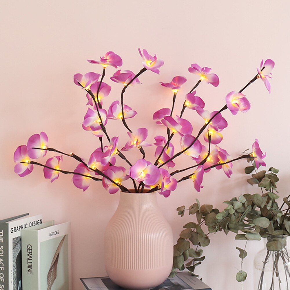 73Cm Led Phalaenopsis Bloem Tak Lamp Simulatie Orc... Vicedeal