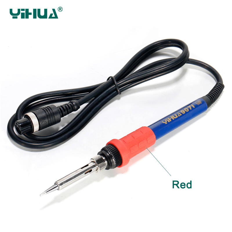 YIHUA 907I Soldering iron 75W Hakko heater soldering iron red for 995D blue for 862BD 992D soldering station handle repair tools