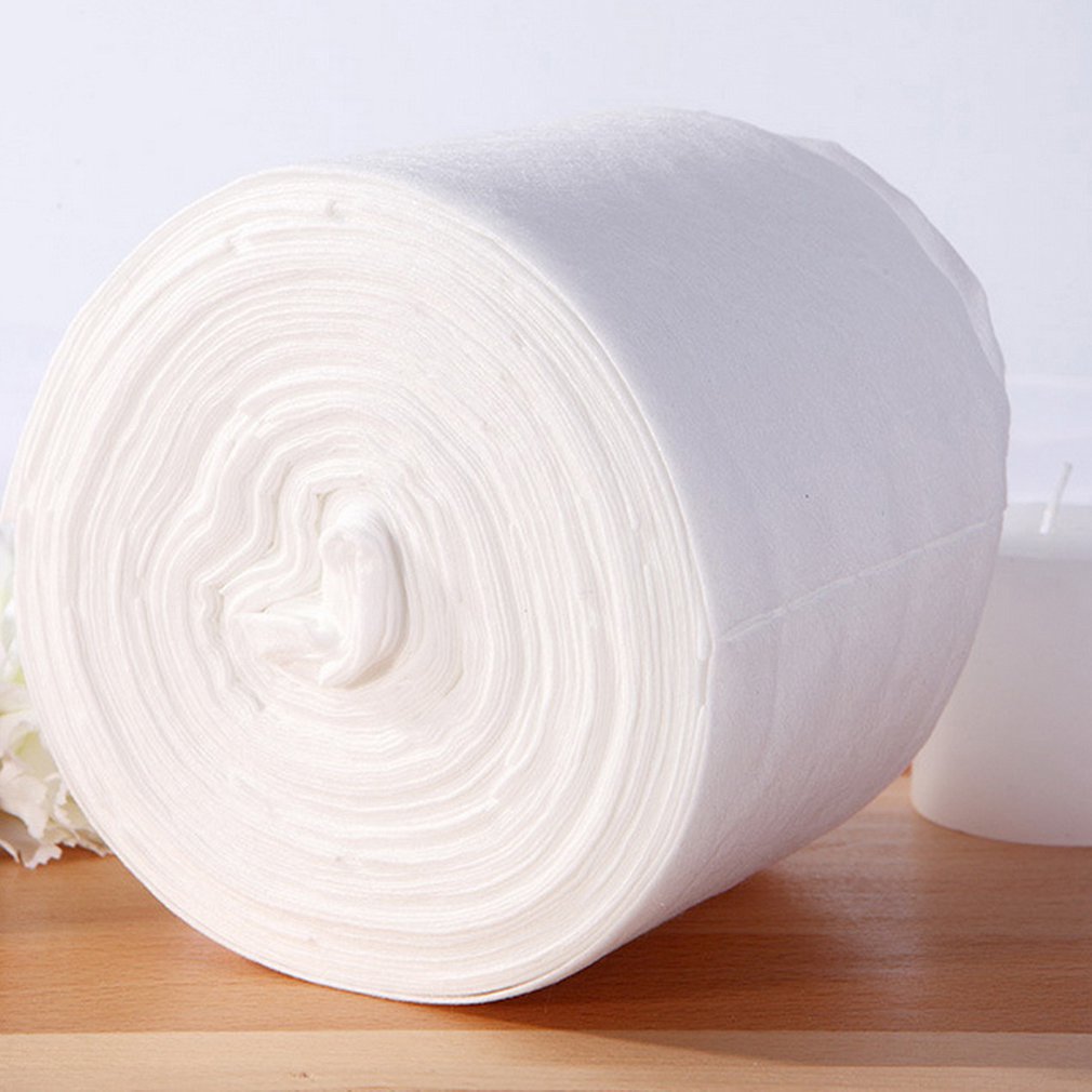 Disposable Cosmetic Beauty Towel Facial Cleansing Non-woven Fabric Cotton Cloth Beauty Towel Roll Paper Towel