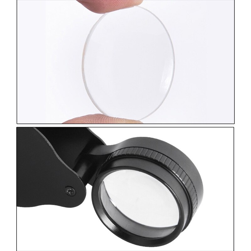 Magnifying Glass 30X Optics Loupes Magnifier Loop Portable Pocket Magnifier