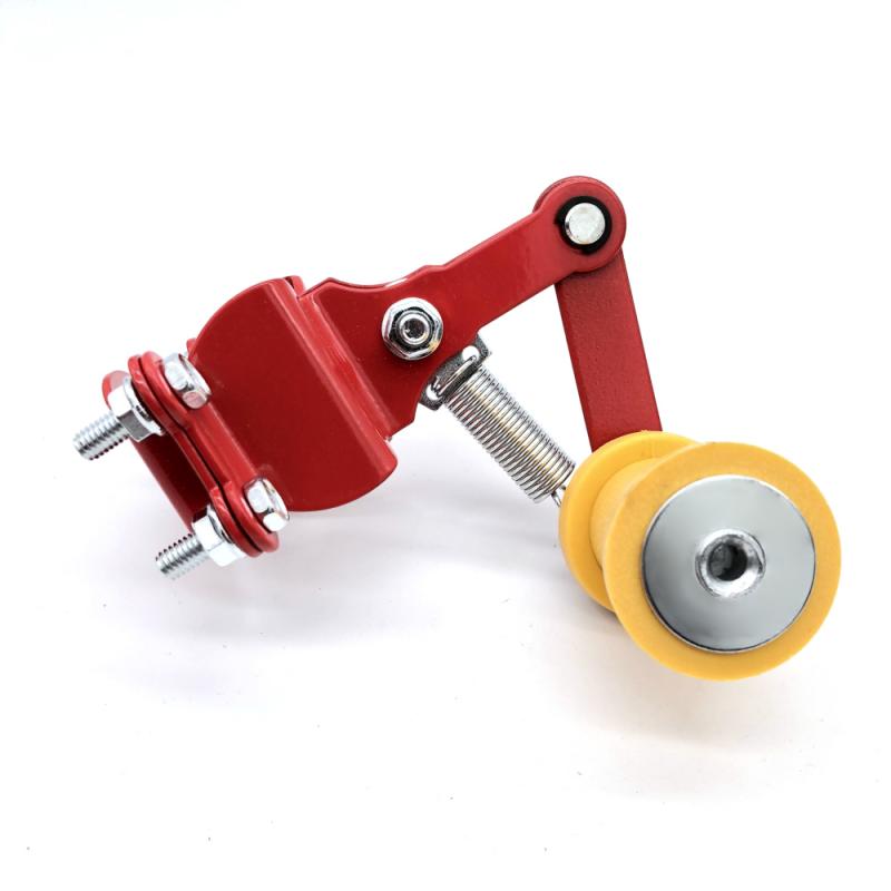 1Pcs Motorcycle Chain Tensioner Adjuster Automatic -skid Tensioner Adjuster Chain Guide Chain Automatic Regulator Roller: Red