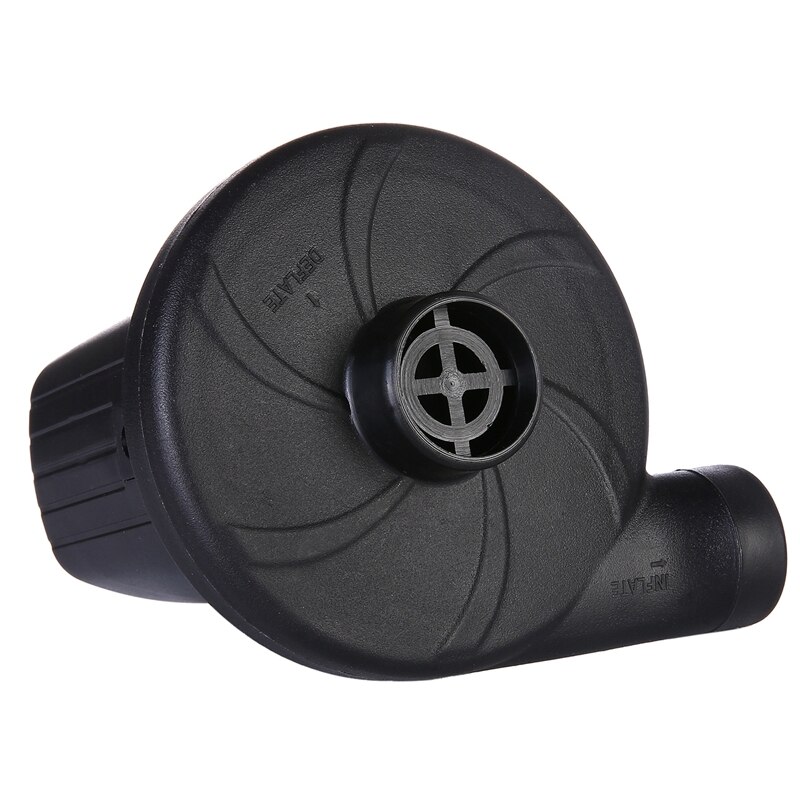 EU Plug Electric Air Pump DC12V/AC230V Inflate Deflate Pumps Car Inflator Electropump with 3 Nozzles