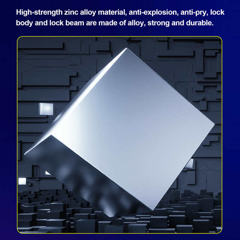 laptop locks Smart Fingerprint Padlock Electric Long Standby Time Lock for Fitness Room Cabinet Door Locking laptop accessories