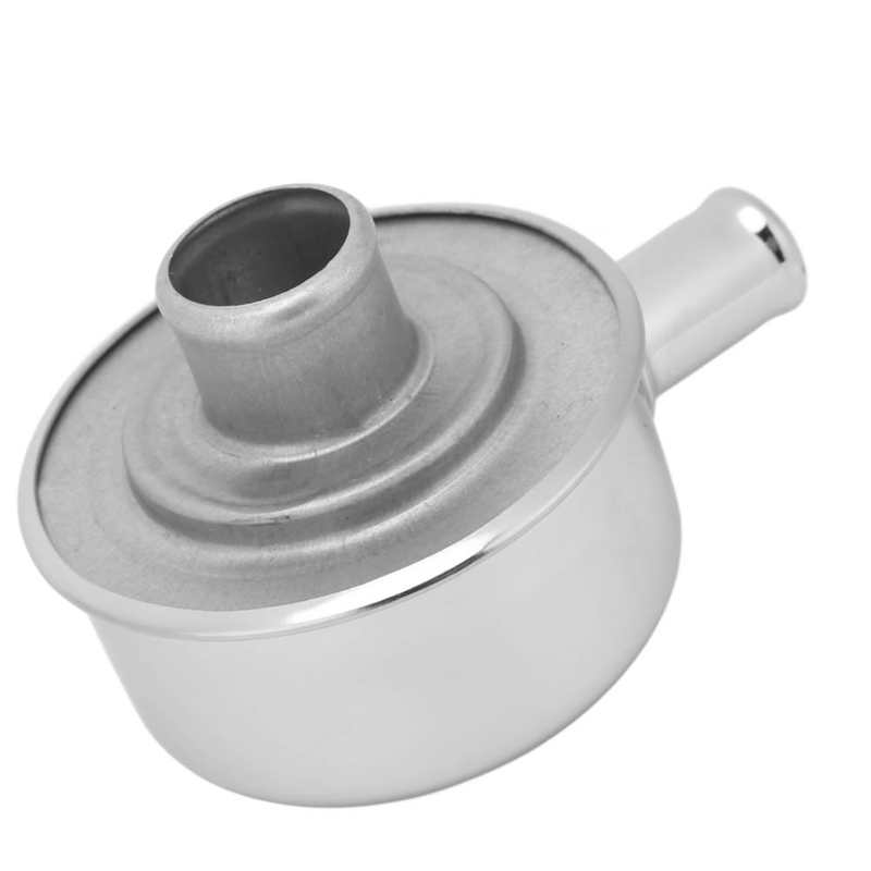 Valve Cover Breather Filter Push In Style Beautiful Round Valve Cover Breather with Vent Tube Replacement for SBC BBC SBF 350