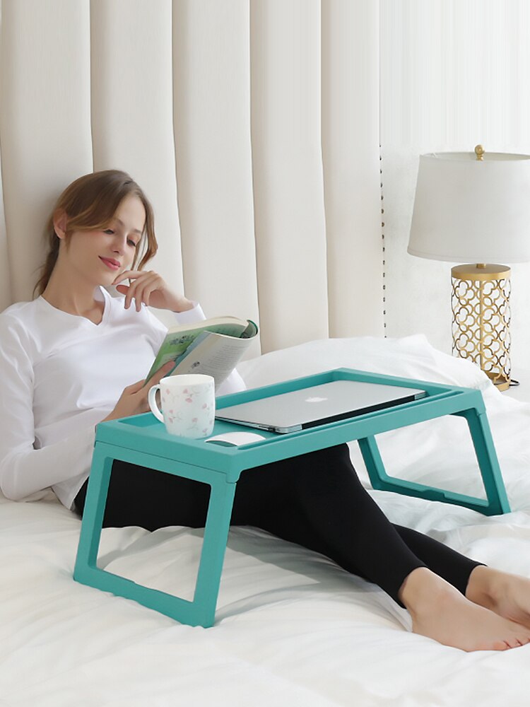 Lightweight Folding Table Portable Small Dining Table Simple Household Children's Mini Office Learning Storage Bed Computer