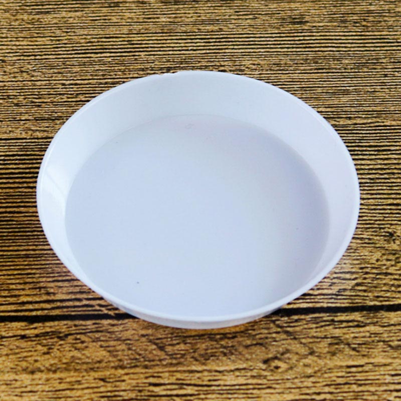 White tray round and triangular plastic tray 20Pcs for Pick up Gem Craft operation tools: Round tray 20pcs