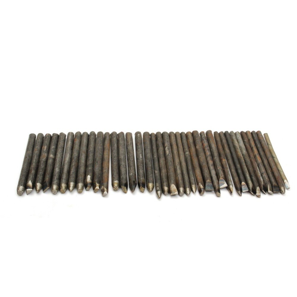 36x Jewelry Metal Work Tools Stamp Set Punch Gold Engraving Tools Kits