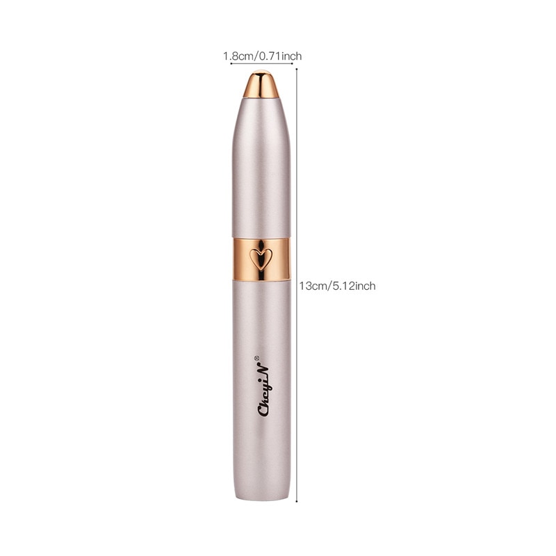 Vrouwen Elektrische Ontharing Usb Wenkbrauw Trimmer Scheerapparaat Scheerapparaat Dame Wenkbrauw Epilator Led Licht Wenkbrauw Scheren Make-Up Tool