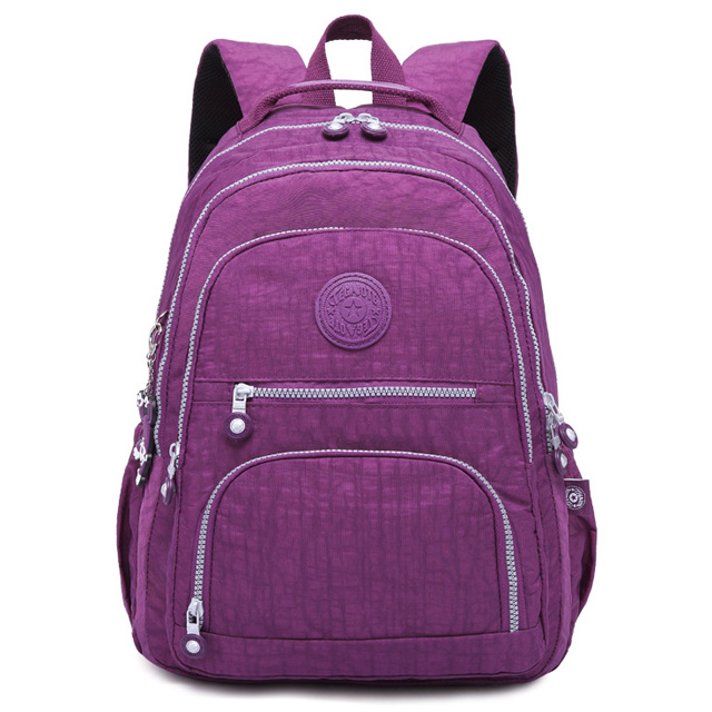 Nouveaux sacs d'école pour adolescentes école Sac à Dos cartable grande capacité voyage Sac Sac multifonction pochette d'ordinateur Sac A Dos: purple