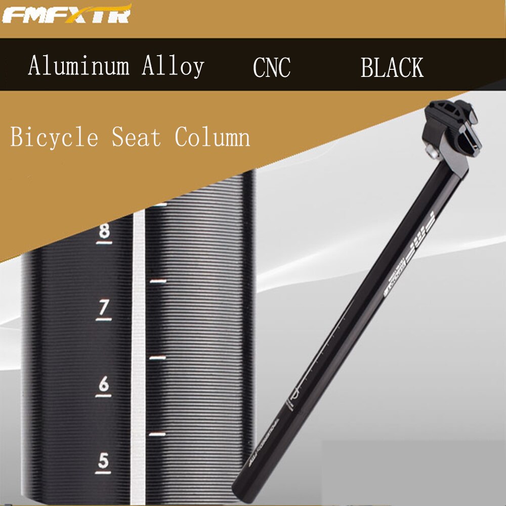 Tubo de asiento de bicicleta MTB/Road, tubo de asiento de bicicleta, tubo de asiento de cabeza antideslizante, tubo CNC de aleación de aluminio para tija de sillín de bicicleta