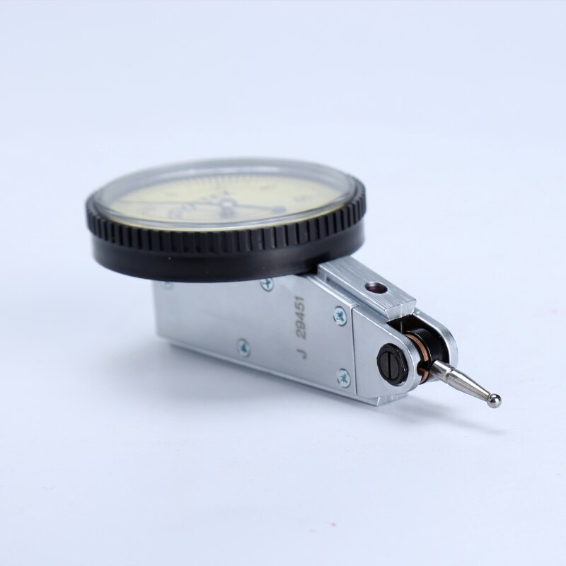 0.001mm Lever Indicator Analog Display Shockproof Dial Test 0-0.14mm Dial Indicator Gauge Meter Diameter 39.5mm Mini Micrometer