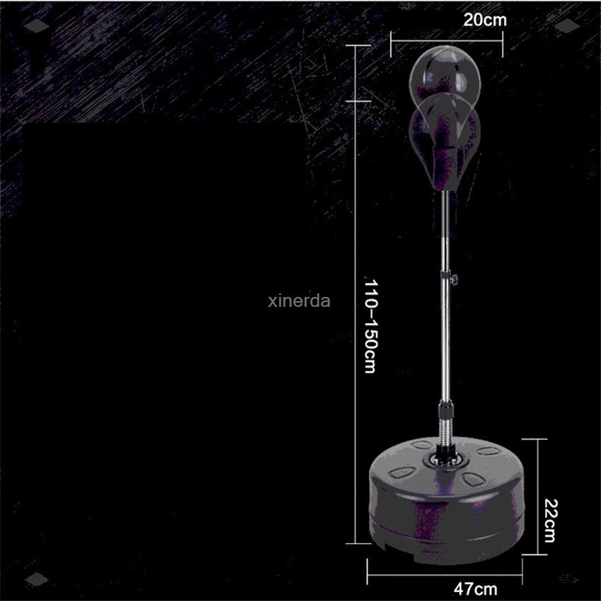 Vertical Floor Stand Boxing Speed Ball Training Reaction Target Household Roly-poly Exhaustion Decompression Fitness Equipment
