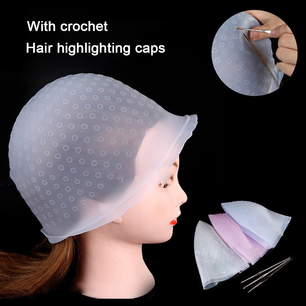Haarverf highlighting kap haak salon haarverf herbruikbare set glazuur tipping verven kapsel doe-het-zelf gereedschap willekeurig
