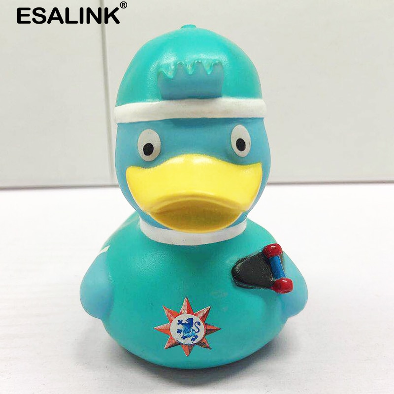 ESALINK 7-10Cm Rubber Duck Skater Boy Duck Baby Bath Toys Duck Children Toy Duck Baby Toys Bath Toys For Kids