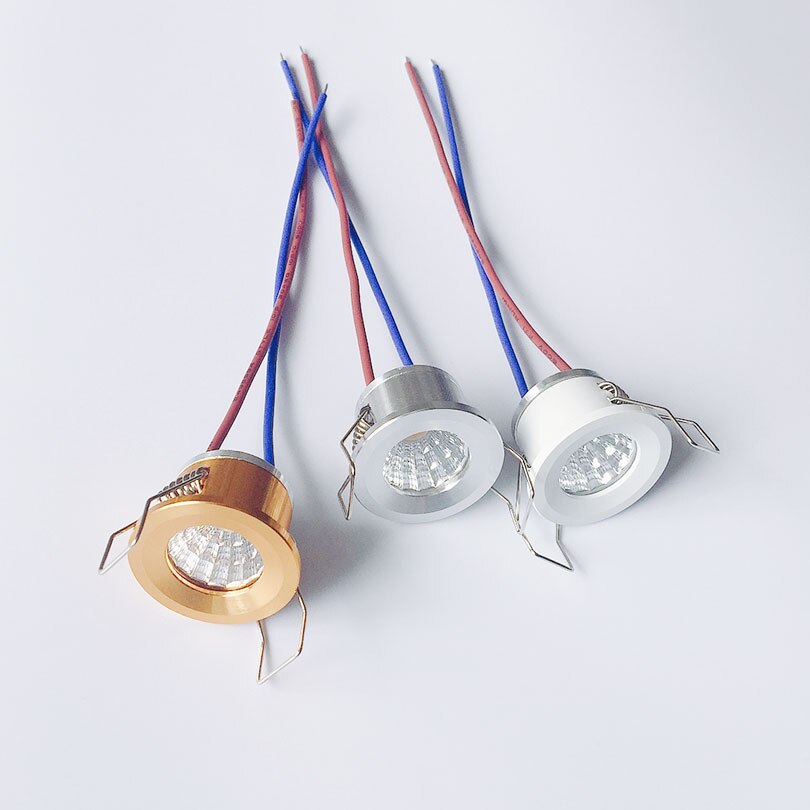 Led mini downlight under skåp spotlight 3w cob för tak infälld lampa  ac220v 230v 240v dimbara downlights aluminiumstomme