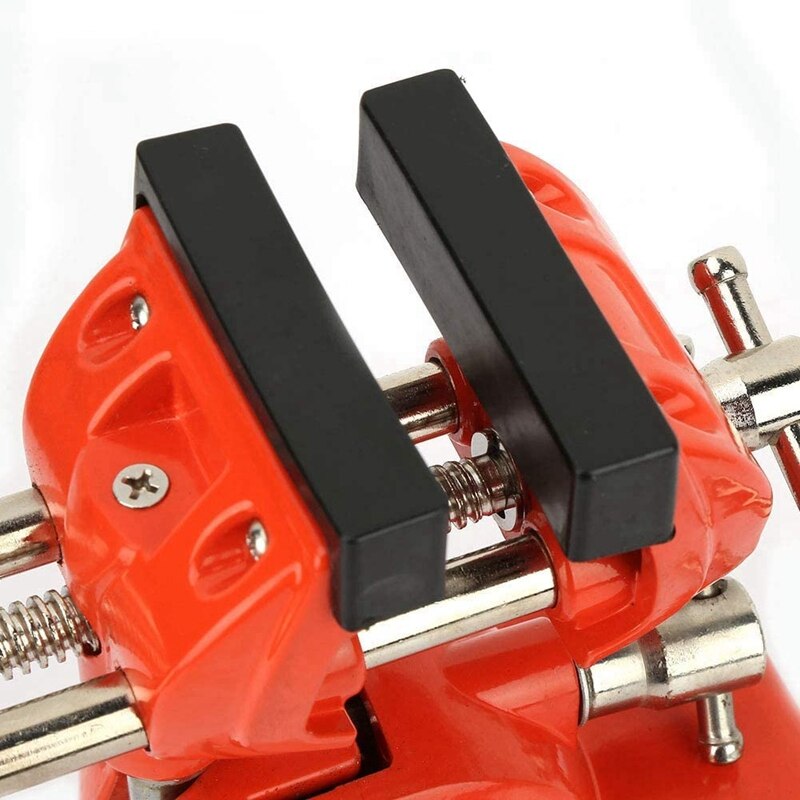 360 ° Roterende Bankschroef Verstelbare 70Mm Jaw Breedte Frezen Roterende Bankschroef Voor Werkbank Industriële Gereedschappen