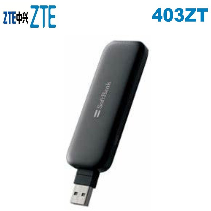ZTE 403ZT ZTE Softbank 403ZT 4G LTE USB Dongle Cat7 300 Mbps Modem USB 4G haut débit 4G MODEM USB