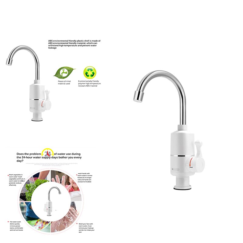 Elektrische Keuken Boiler Tap Keuken Verwarming Kraan Doorstromers Douche Instant Kachels Water Verwarming Tap