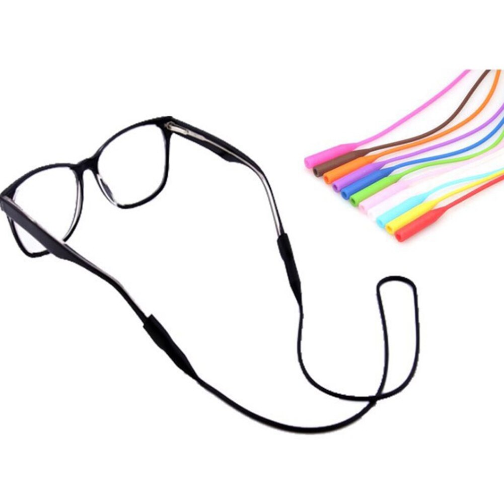 1 Pc Verstelbare Kleur Elastische Siliconen Brillen Bandjes Zonnebril Keten Sport Anti-Slip String Bril Touwen Band Cord Holder