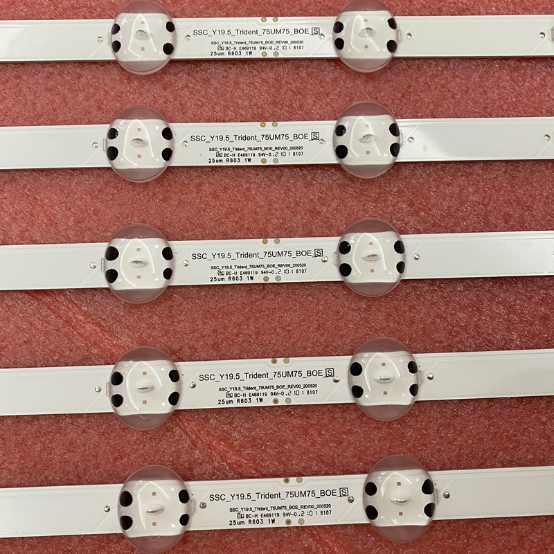 Led stripe for  tv 75 um 7000 pla 75 un 8570 aud 75 um 7100 psa 75 um 7110 plb 75 un 7070 puc 75 un 7370 auh 75 un 8570 puc agf 80358306 hc750 dqn abur 3