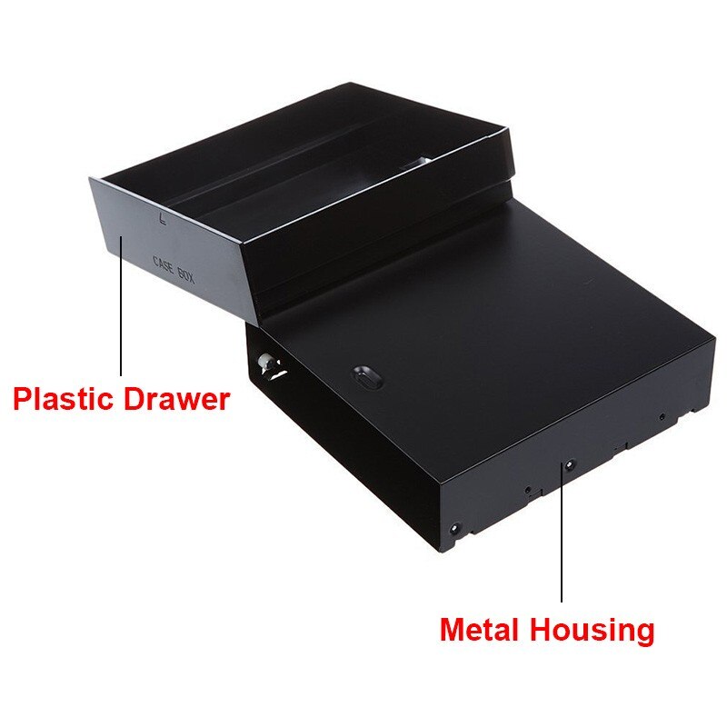 Desktop Computer 5.25" Bay Case Box Rack Blank Organizer Drawer for Storage Devices Memory Cards USB Flash Drive
