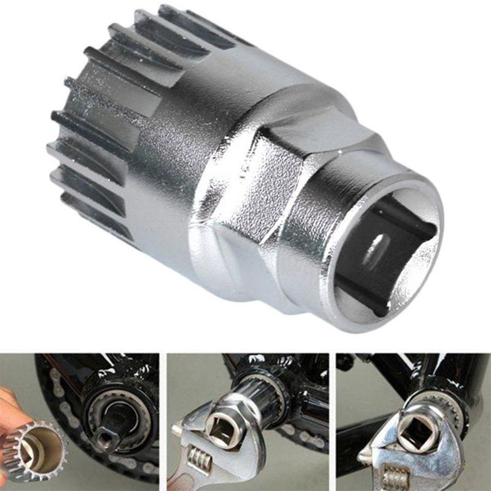 Bicycle Centre Shaft Socket Bike Repair Maintaining Tool Bike Bottom Bracket Sleeve Cover for Installing Detaching Centre Shaft