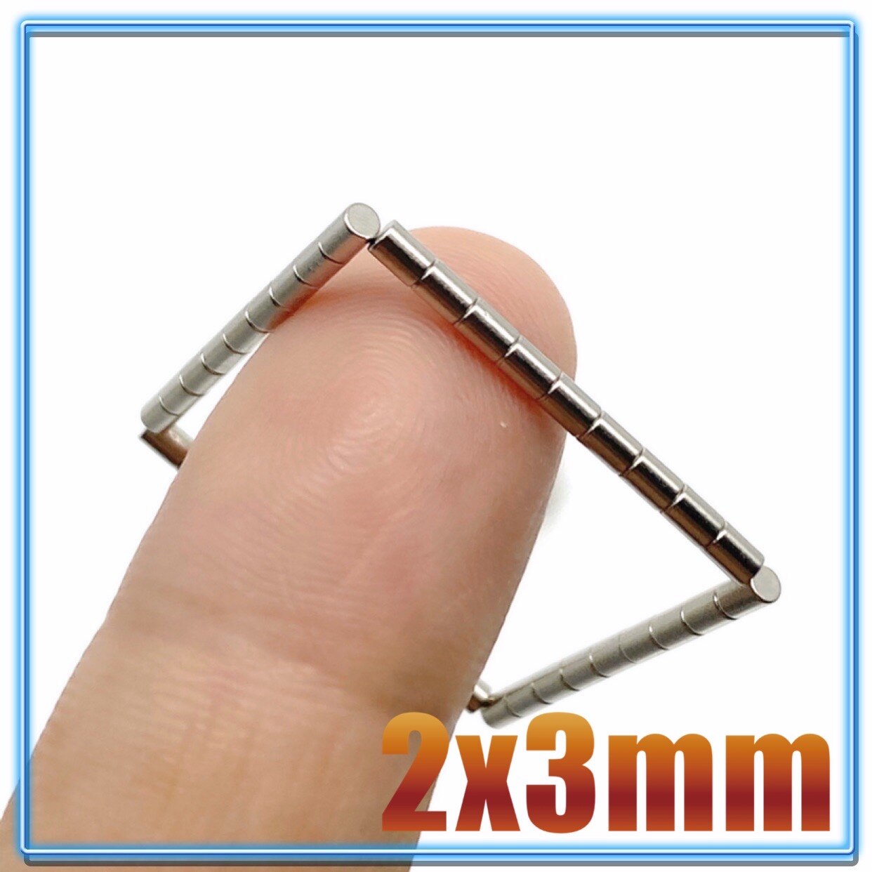 100 Uds 2x3mm Mini imanes pequeños redondos 2mm * 3mm disco magnético de neodimio 2x3mm permanente NdFeB fuerte potente magnético 2*3mm