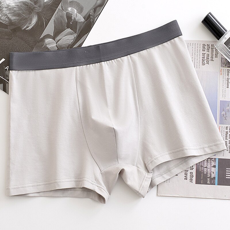 5pcs / batch large loose men's underwear cotton underwear men's underwear large men's underwear enlarged size 4XL 5XL