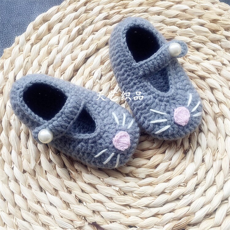 Qyflyxuebaby Gebreide Schoenen, Baby Schoenen, Baby Schoenen En Kinderschoenen Gebreide Hand In Europa En Amerika