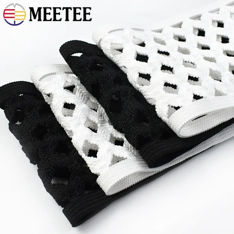 3/5M 75mm Mesh Elastische Band Zachte Tailleband Nylon Stretch Elastiekjes voor Broek Rok riem DIY Kleding Naaien Accessoires