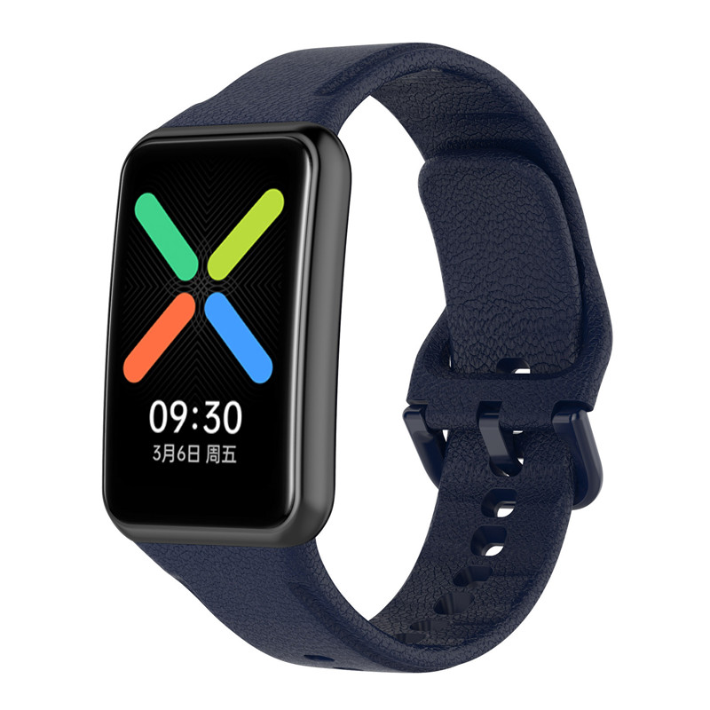 Siliconen sportband voor oppo watch, gratis vervangend smartwatch-horlogebandje, polsbandje, armband, correa: Zwart wit