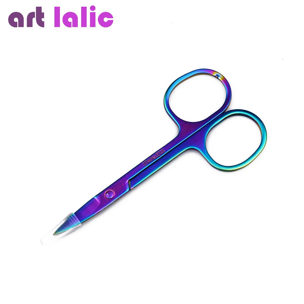 Artlalic 1pc rustfrit stål øjenbrynstrimmer saks øjenbrynshaver kniv hårfjerning skønhed makeup værktøjer