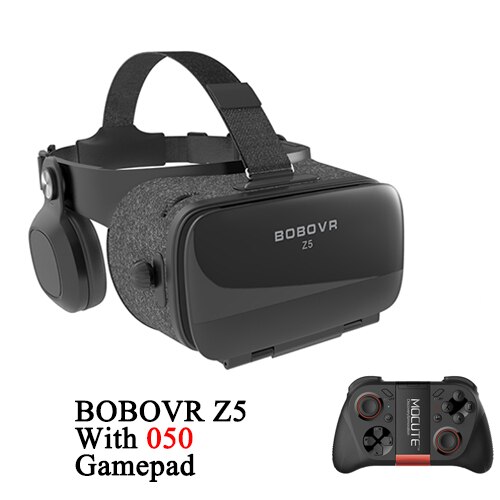 Original BOBOVR Z5 immersif réalité virtuelle casque stéréo 3D lunettes VR carton casque 120 FOV pour 4.7-6.2 'Smartphone: 050 Gamepad