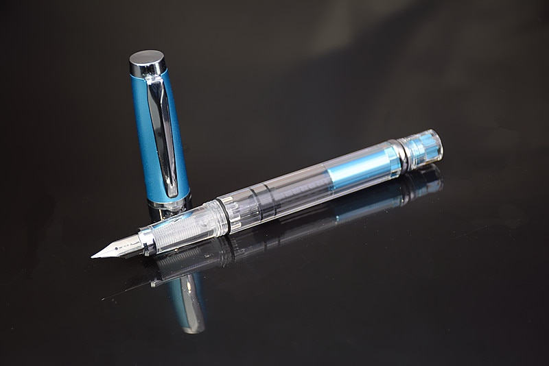 Wing Sung 3008 Piston Fountain Pen Big Volume Demonstrator Fountain Pen F EF Nib Wingsung Fountain Pen