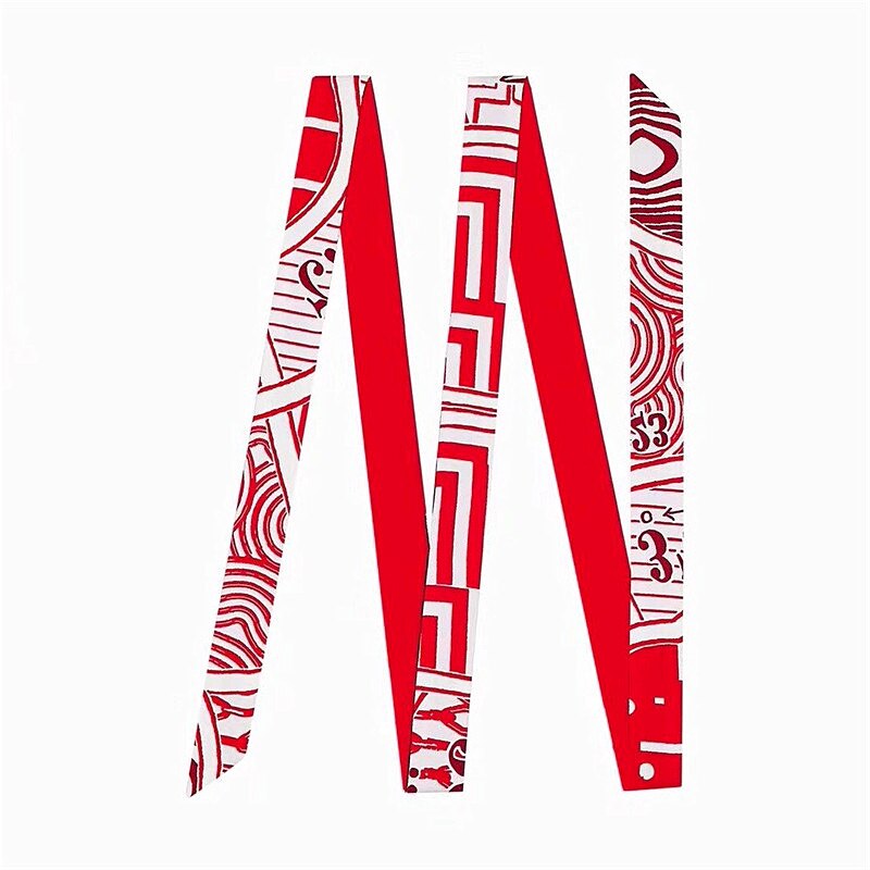 Nouvelle multifonctionnel foulard en soie 200 cm Skinny écharpe femmes sac rubans femme ceinture foulards et enveloppes pour dames: 7