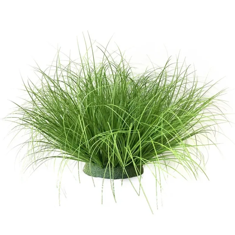 Simuliertes Zwiebelgras, DIY gefälschtes Gras, Gartendekoration, Pflanze, Blumentopf, Märchengarten, Miniaturmodell, künstliche Pflanzen