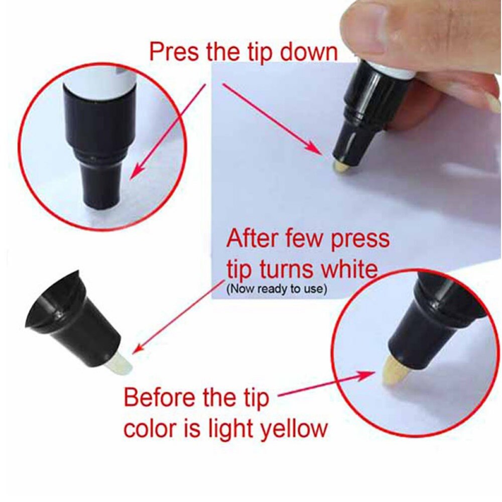 2017Smoth Universal Waterproof Car Tyre Tire Pen Permanent Tread Rubber Metal Paint Marker