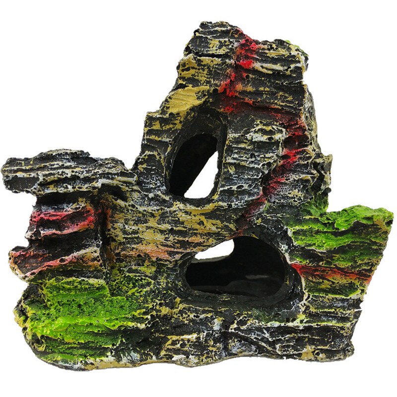 View of Mountain View Aquarium Decorative Stone Simulation... – Grandado
