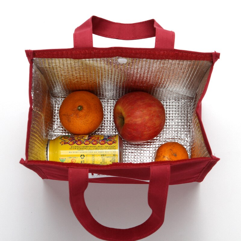 Saco de comida de almoço pacote de mão portátil moda à prova doxford água oxford pano de grande capacidade das mulheres dos miúdos dos homens trabalhar cooler tote bolsas