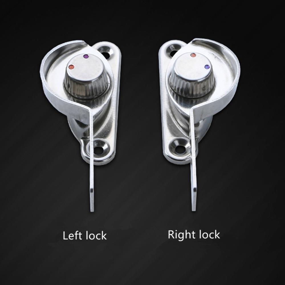 Stainless steel window lock insurance anti-theft aluminum alloy window crescent lock plastic sliding door translation window loc