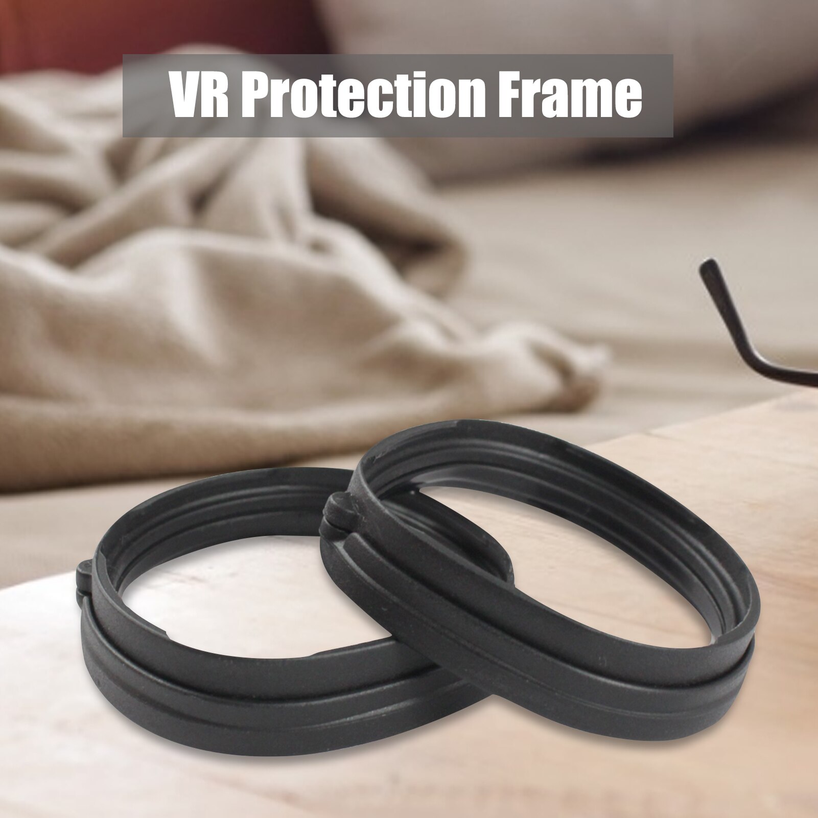 1 Pair Black Eyeglass Magnetic Frame For Oculus Quest 2 VR Protection Oculus Quest 2 VR Glasses Accessories