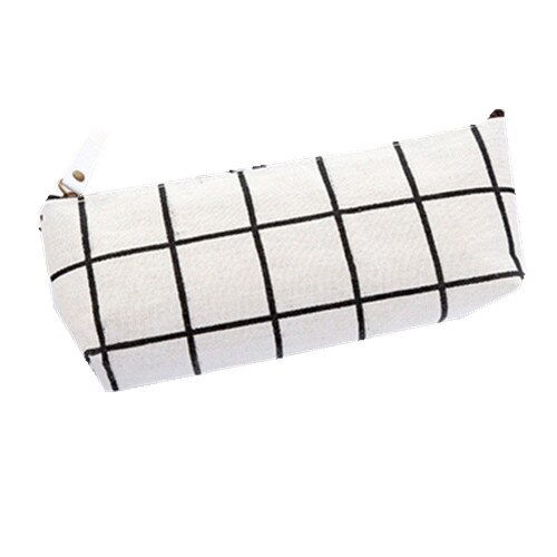 Women Plaid Travel Cosmetic Bag Makeup Storage Bag Handbag Female Zipper Purse Small Cosmetics Make Up Bags Travel Beauty Pouch: BB