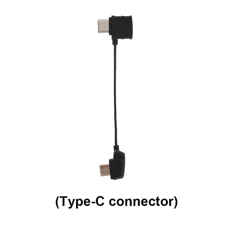 Original DJI Mavic Remote Controller Cable Reverse Micro USB connector Type-C connector Lightning connector in stock: Standard Micro USB