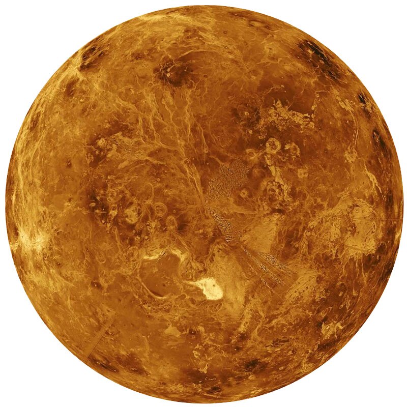 1000Pcs Puzzles Mond planet puzzle 3D Bunte Regenbogen Runde puzzle für erwachsene Kinder DIY Pädagogisches puzzles Spielzeug: Venus 1000pcs